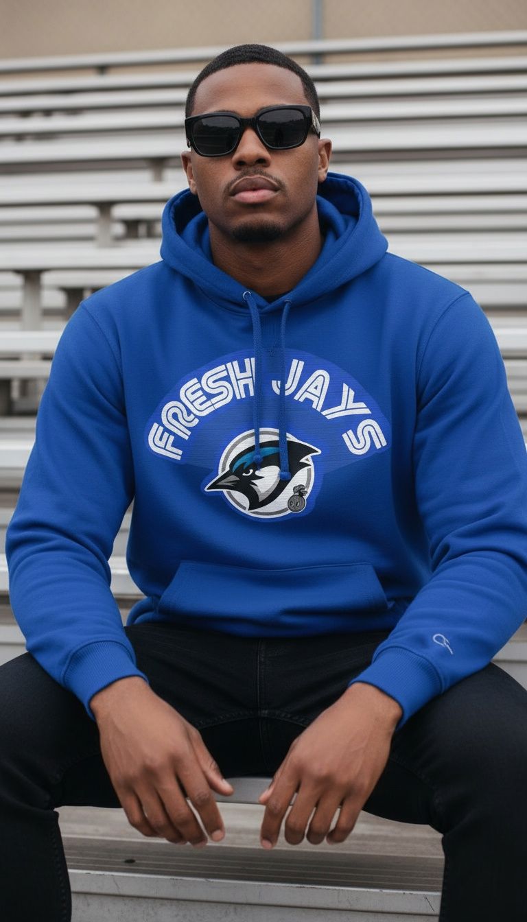 
                  
                    Chenille Fresh Jays - Royal Blue Hoodie Sweatshirt
                  
                