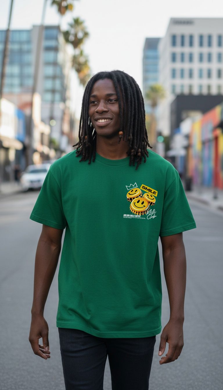 Smile Milli Club - Kelly Green T-Shirt