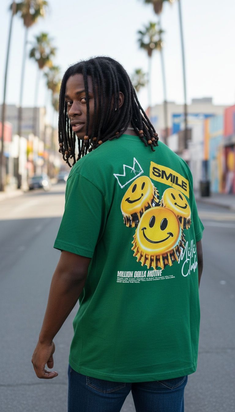 Smile Milli Club - Kelly Green T-Shirt