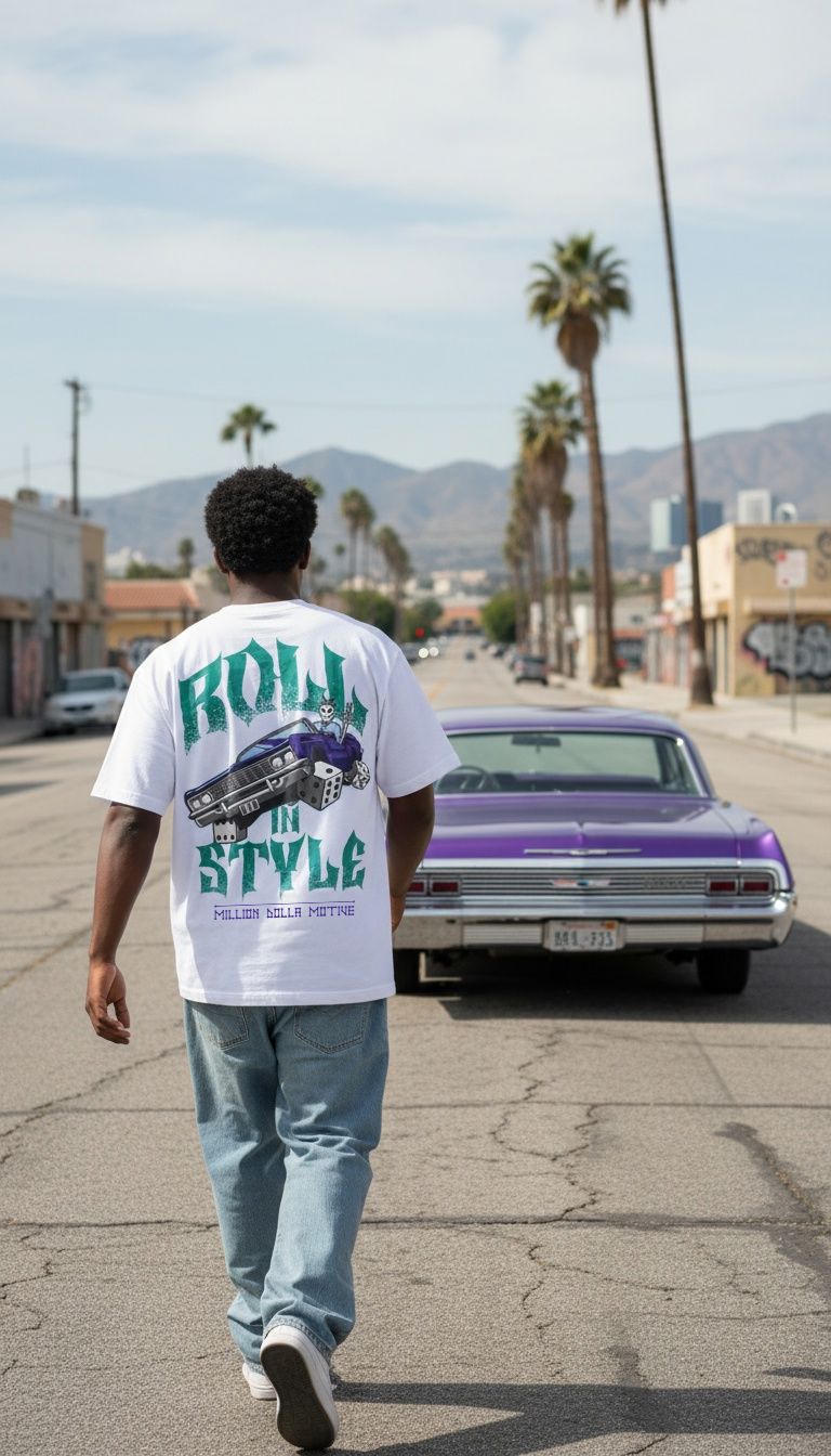 Roll In Style - White T-Shirt