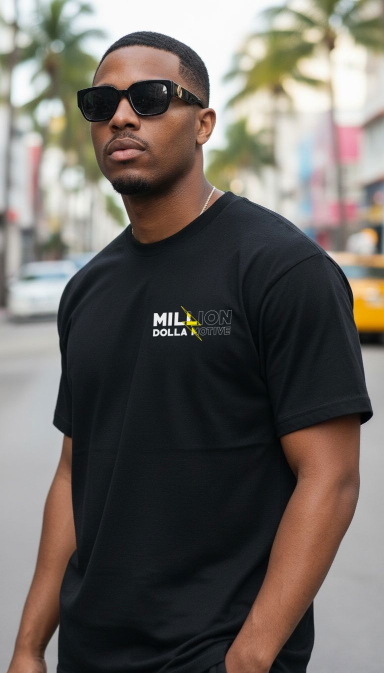 Pray Manifest Hustle - Black T-Shirt