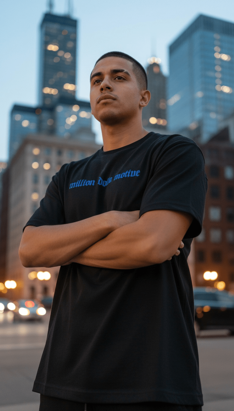 
                  
                    Hustle Builds Strong People - Black T-Shirt
                  
                