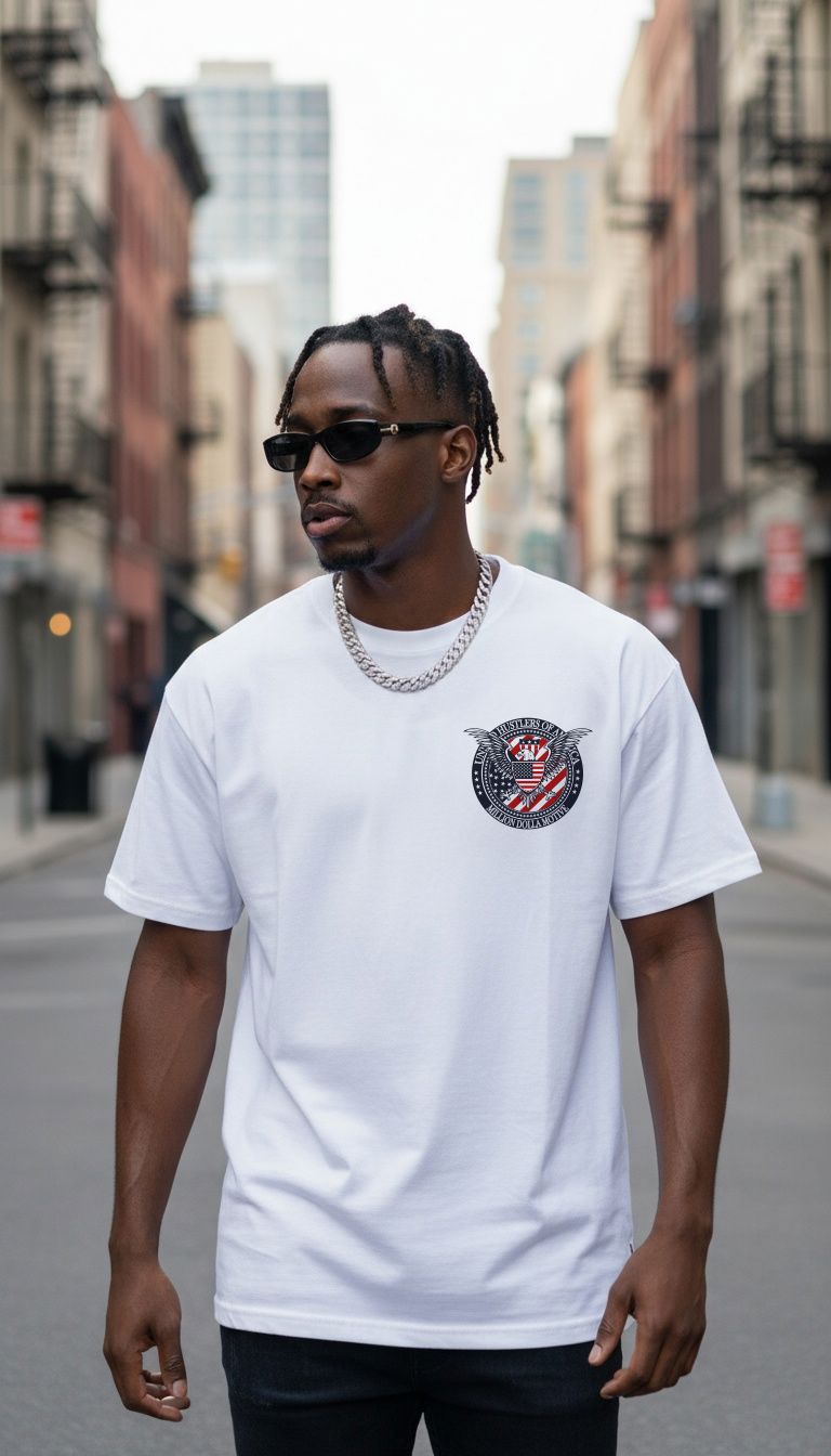 United Hustlers of America - White T-Shirt