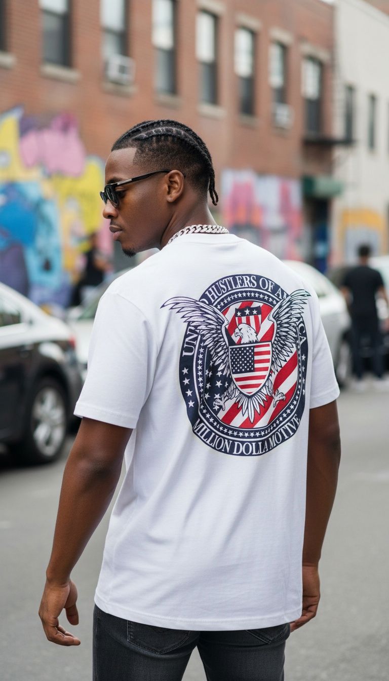 United Hustlers of America - White T-Shirt