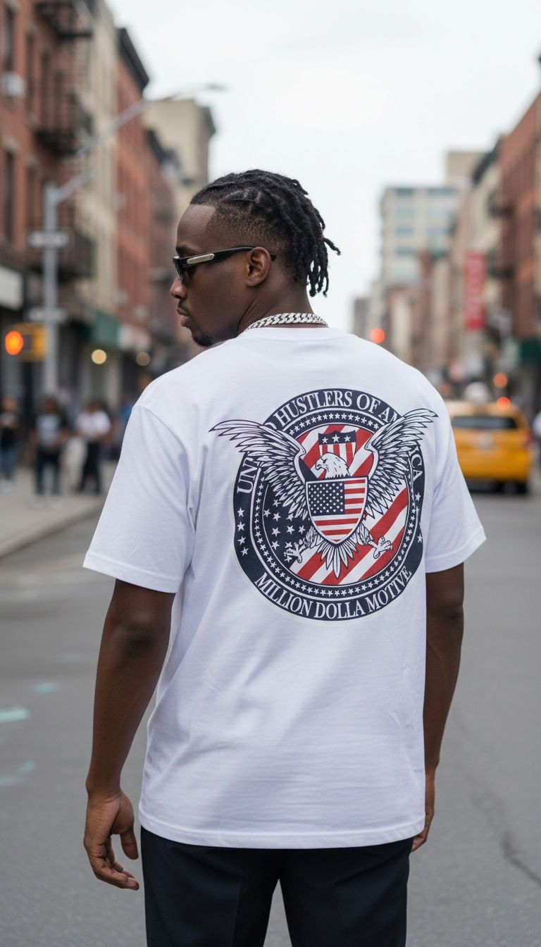 United Hustlers of America - White T-Shirt