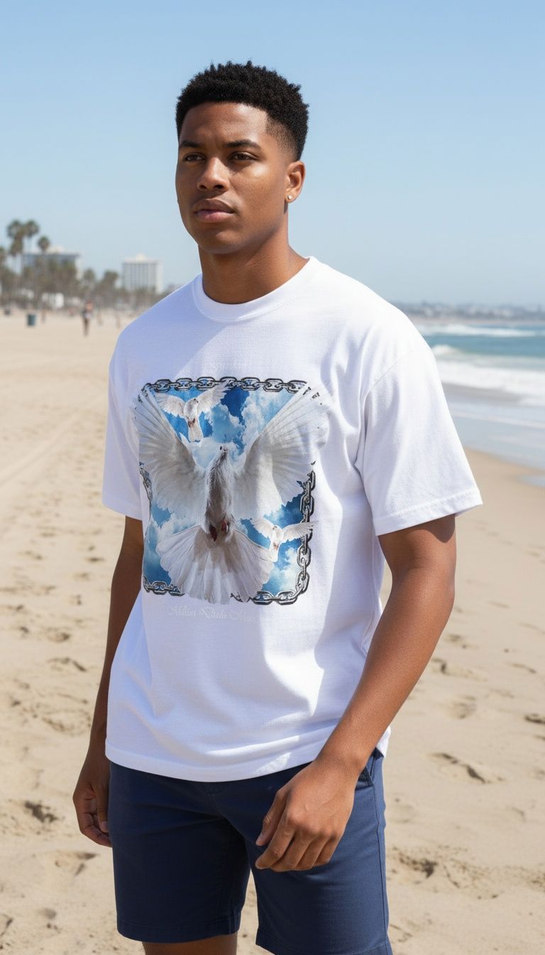 Freedom Dove - White T-Shirt
