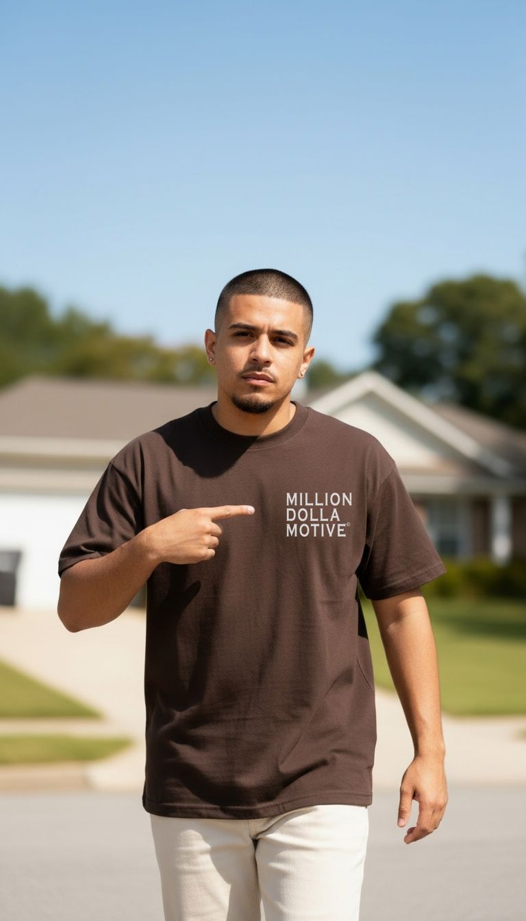 Nobody Cares Work Harder - Brown T-Shirt