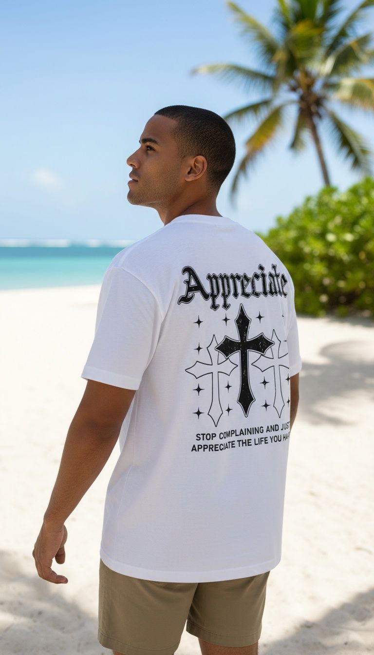 Appreciate Crosses - White T-Shirt