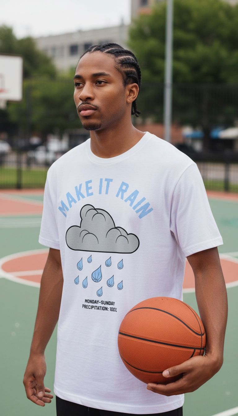Make it Rain - White T-Shirt