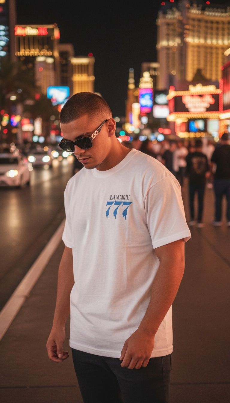 Lucky 777 - White T-Shirt