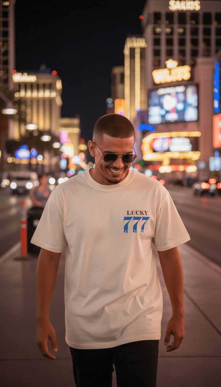 
                  
                    Lucky 777 - Natural Sail T-Shirt
                  
                