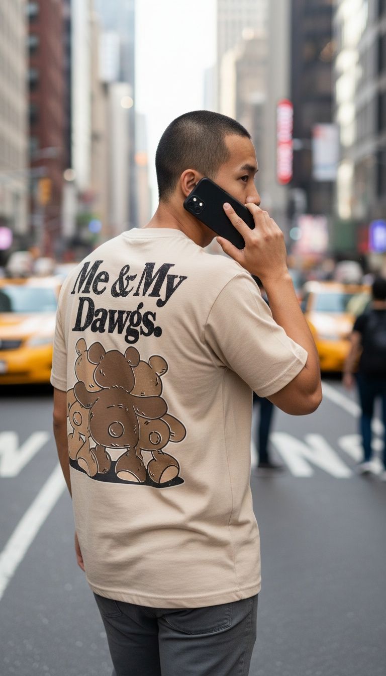 Me & My Dawgs - Khaki T-Shirt