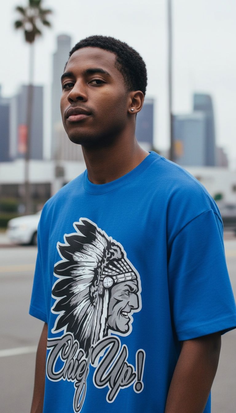 Chief Up - Royal Blue T-Shirt