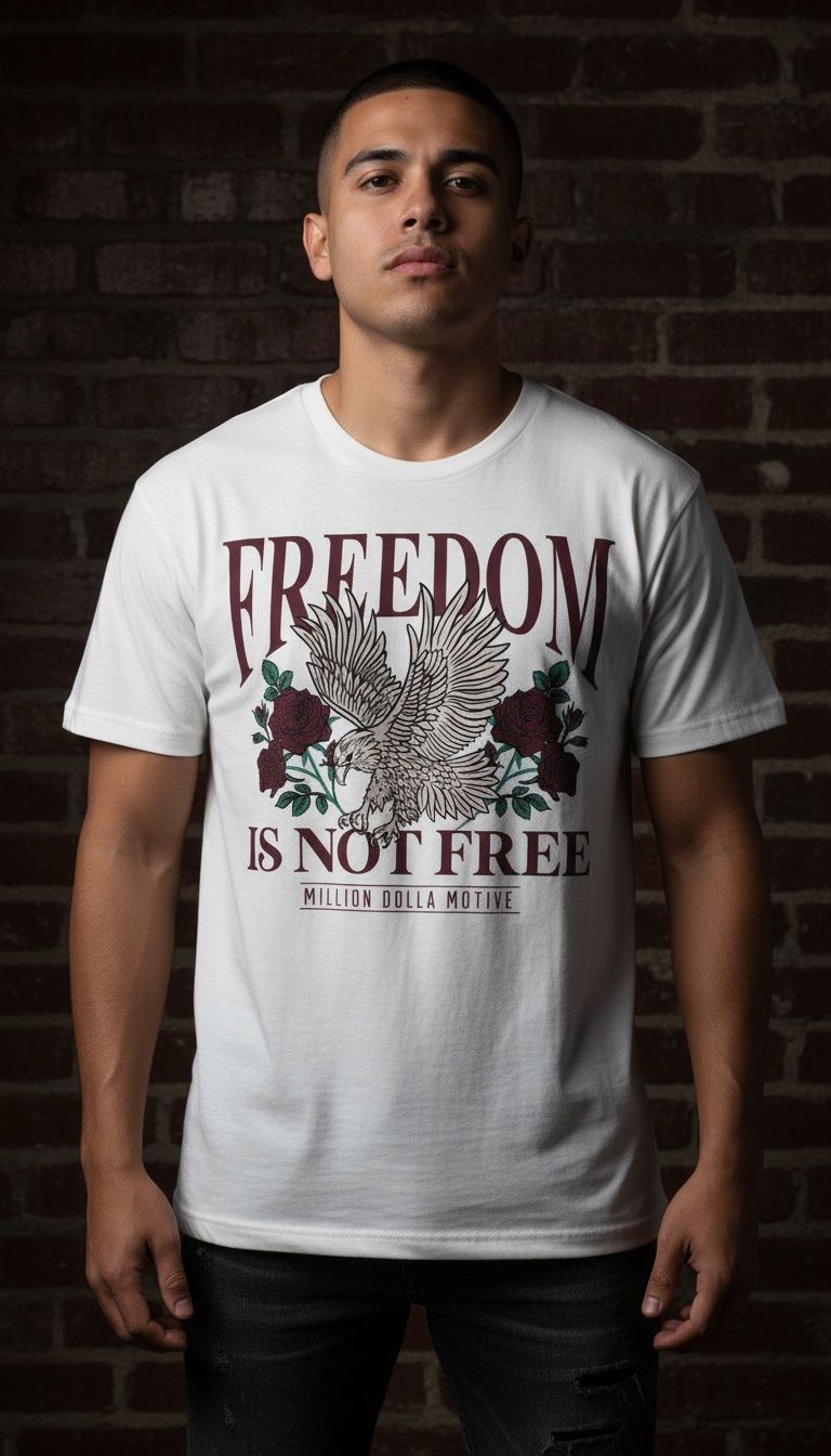 Freedom is Not Free - White T-Shirt