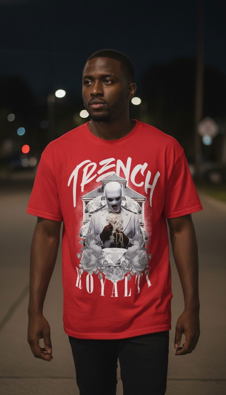 Trench Royalty - Red T-Shirt