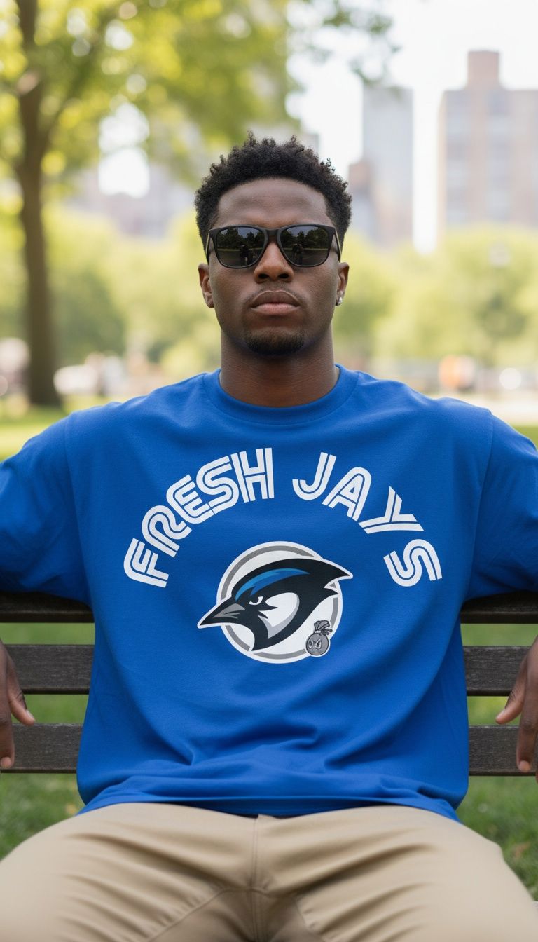 Fresh Jays - Royal Blue T-Shirt