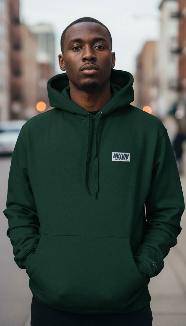 
                  
                    Chenille Trappers - Dark Green Hoodie Sweatshirt
                  
                