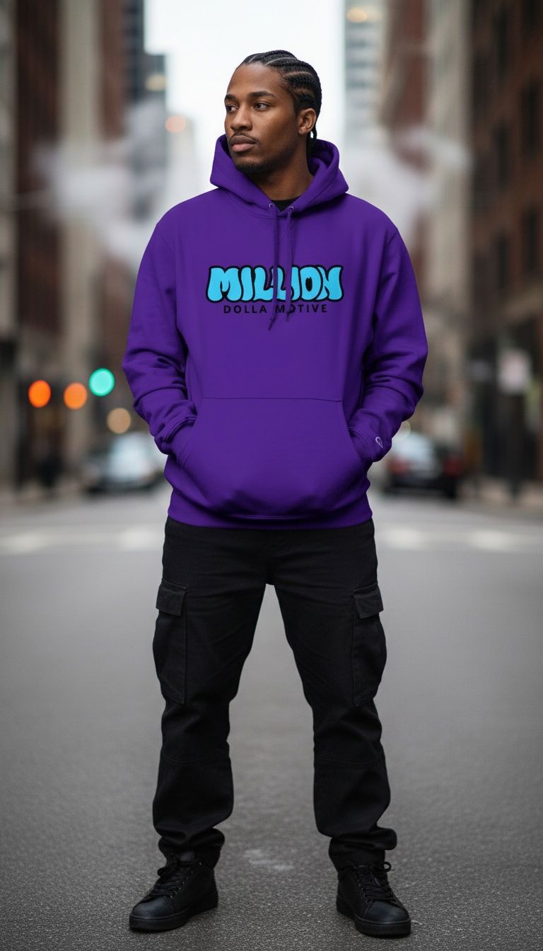 
                  
                    Never Settle - Purple Hoodie Sweatshirt
                  
                
