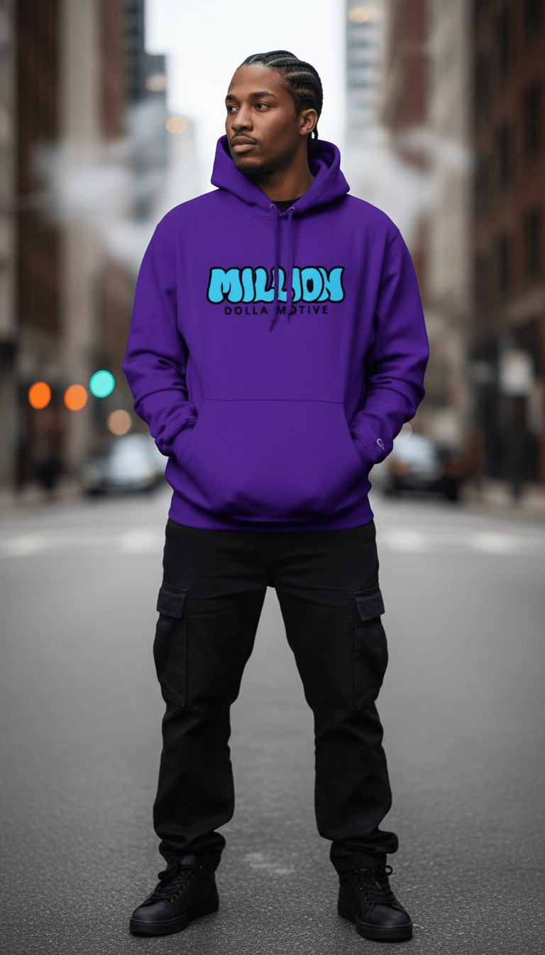 
                  
                    Never Settle - Purple Hoodie Sweatshirt
                  
                