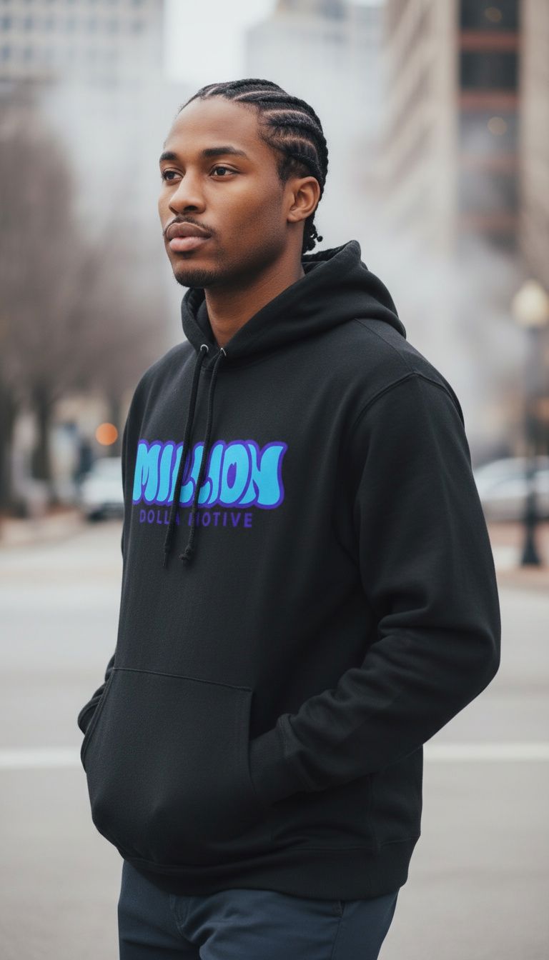 
                  
                    Never Settle - Black Hoodie Sweatshirt
                  
                