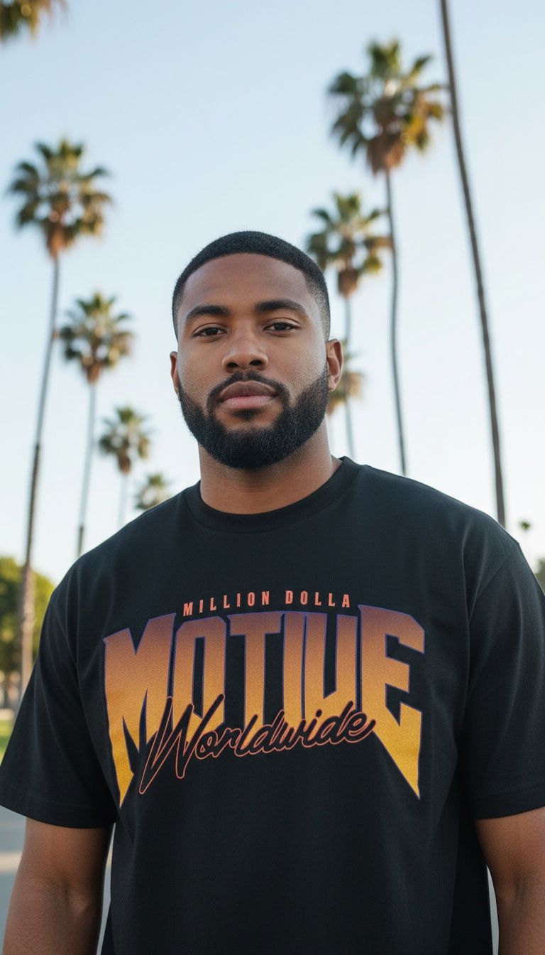 Motive Rio - Black T-Shirt