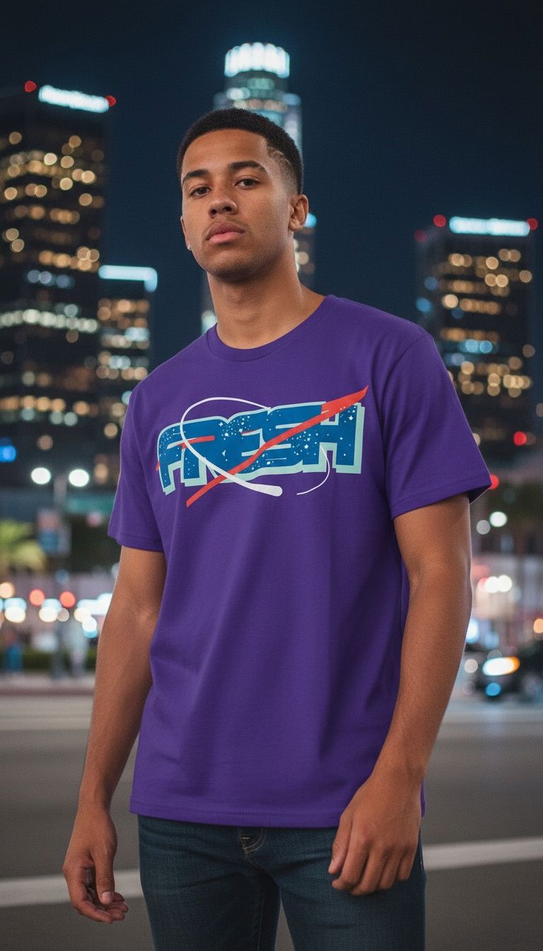 Fresh Space - Purple T-Shirt