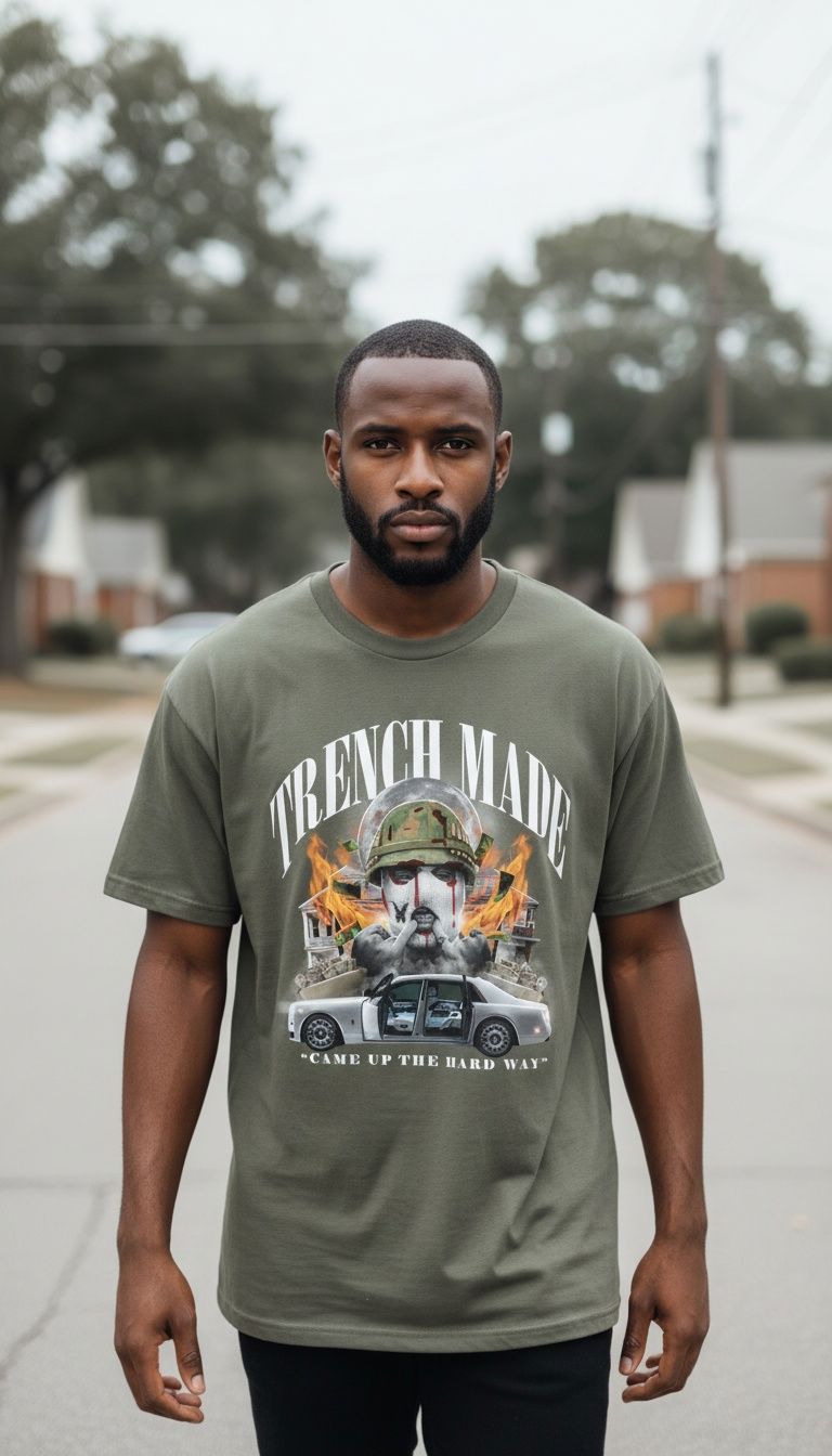 Trench Made Soldier - Olive T-Shirt