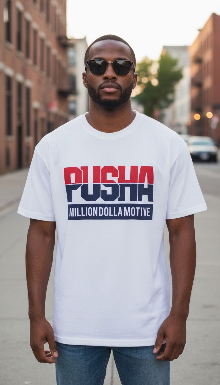 Pusha - White T-Shirt