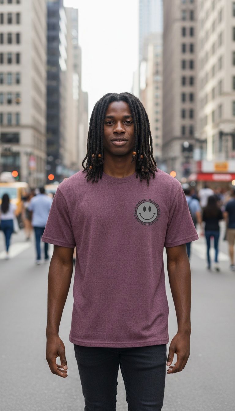 Dear Person Behind Me - Maroon Vintage Dye T-Shirt
