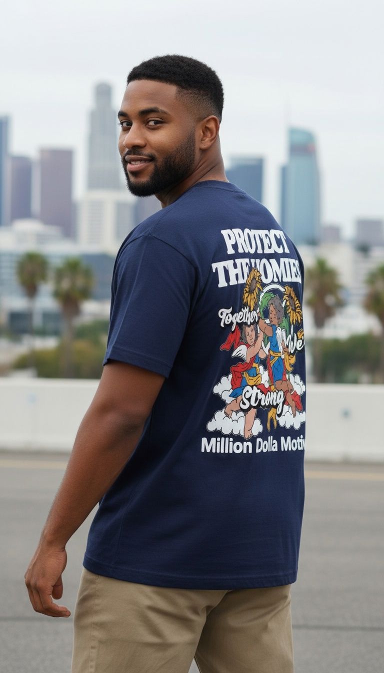Protect the Homies - Navy T-Shirt
