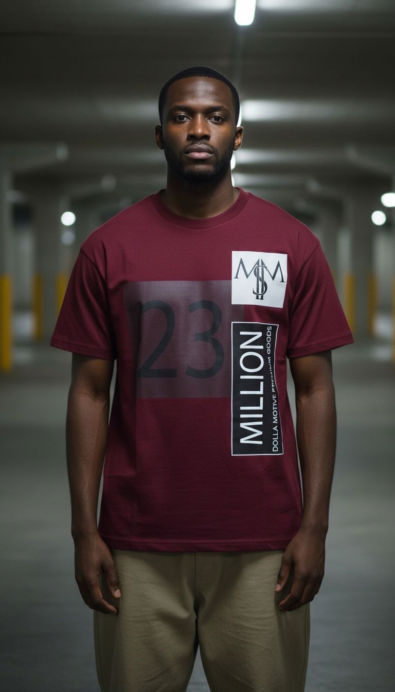 23 M$M - Maroon T-Shirt