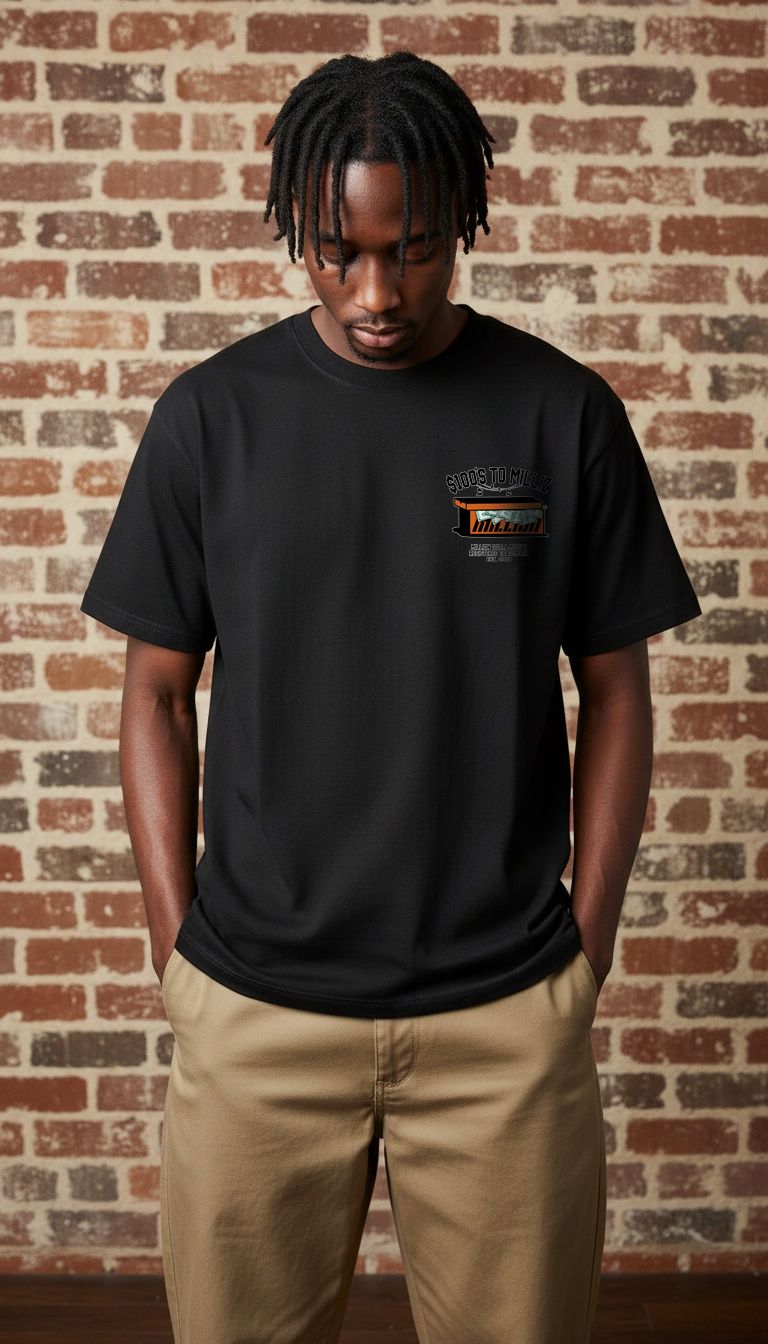 100's to Milliz - Black T-Shirt