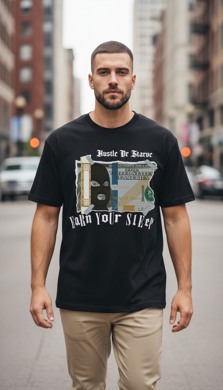 Earn Your Sleep -  Black T-Shirt
