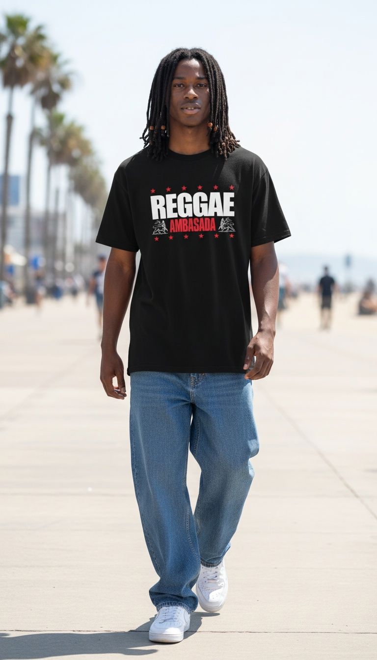Reggae Ambasada - Black T-Shirt