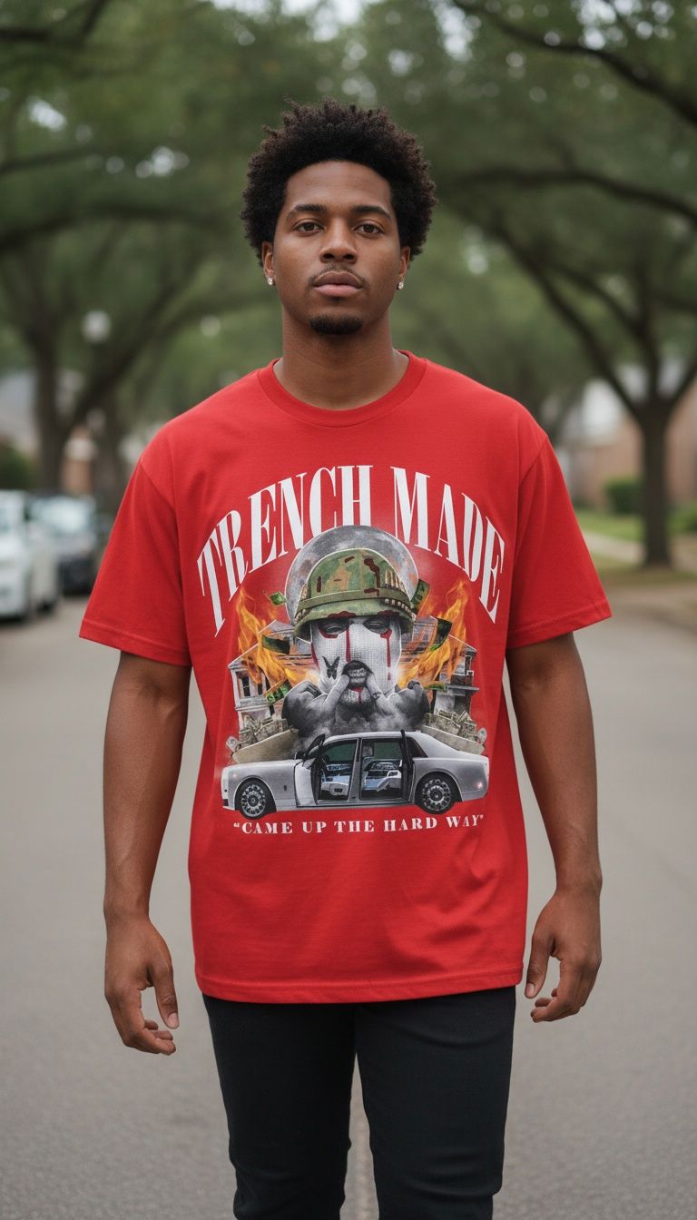 Trench Made Soldier - Red T-Shirt