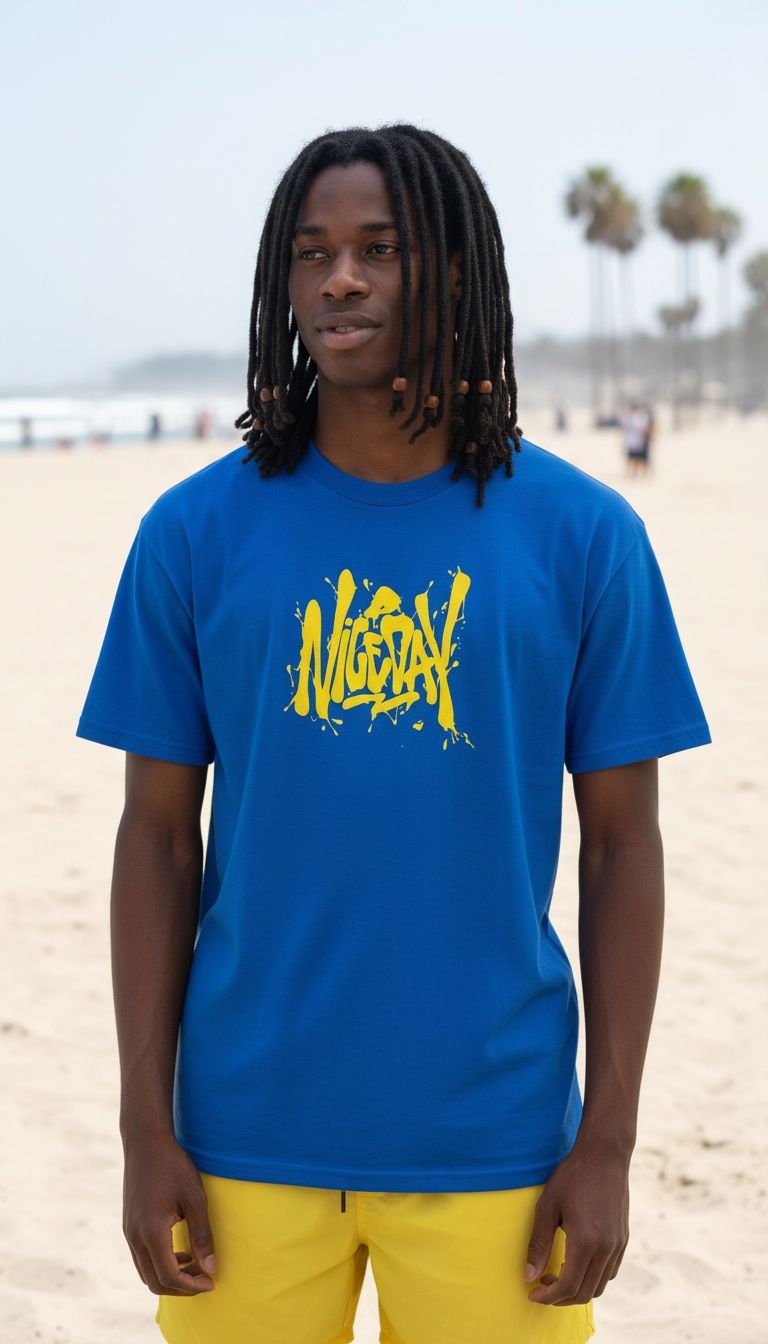 Nice Day - Royal Blue T-Shirt