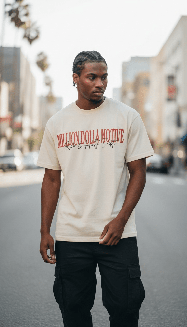 
                  
                    Hustle Invest Live - Natural Sail T-Shirt
                  
                