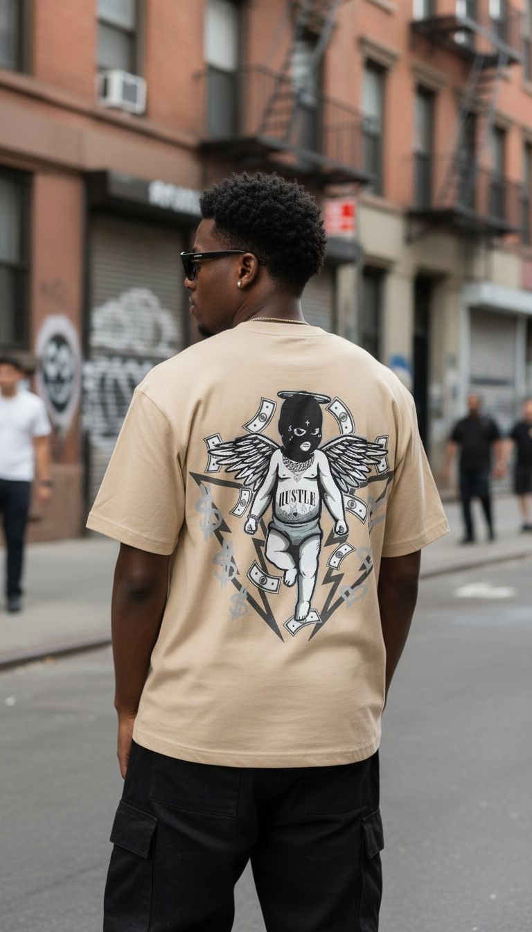 Relentless Hustle - Khaki T-Shirt