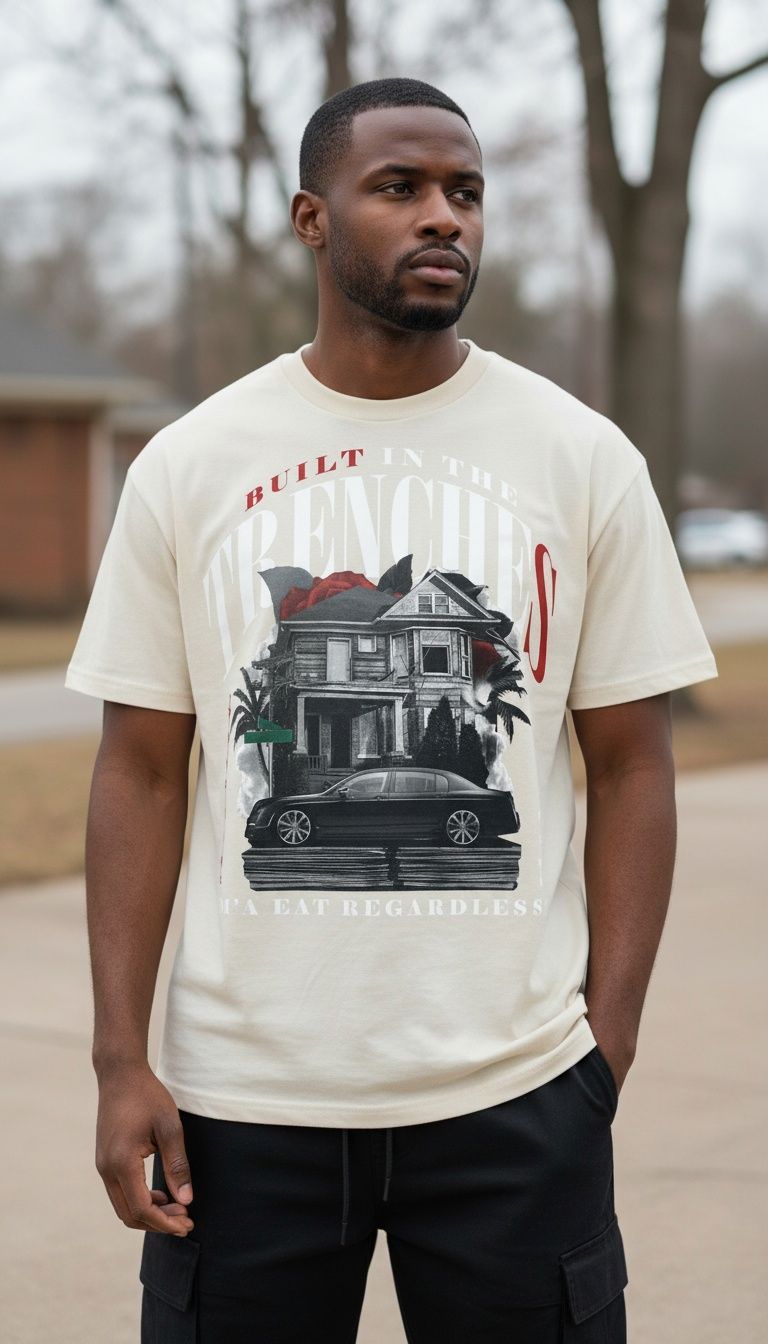 Built in the Trenches - Natural Sail T-Shirt