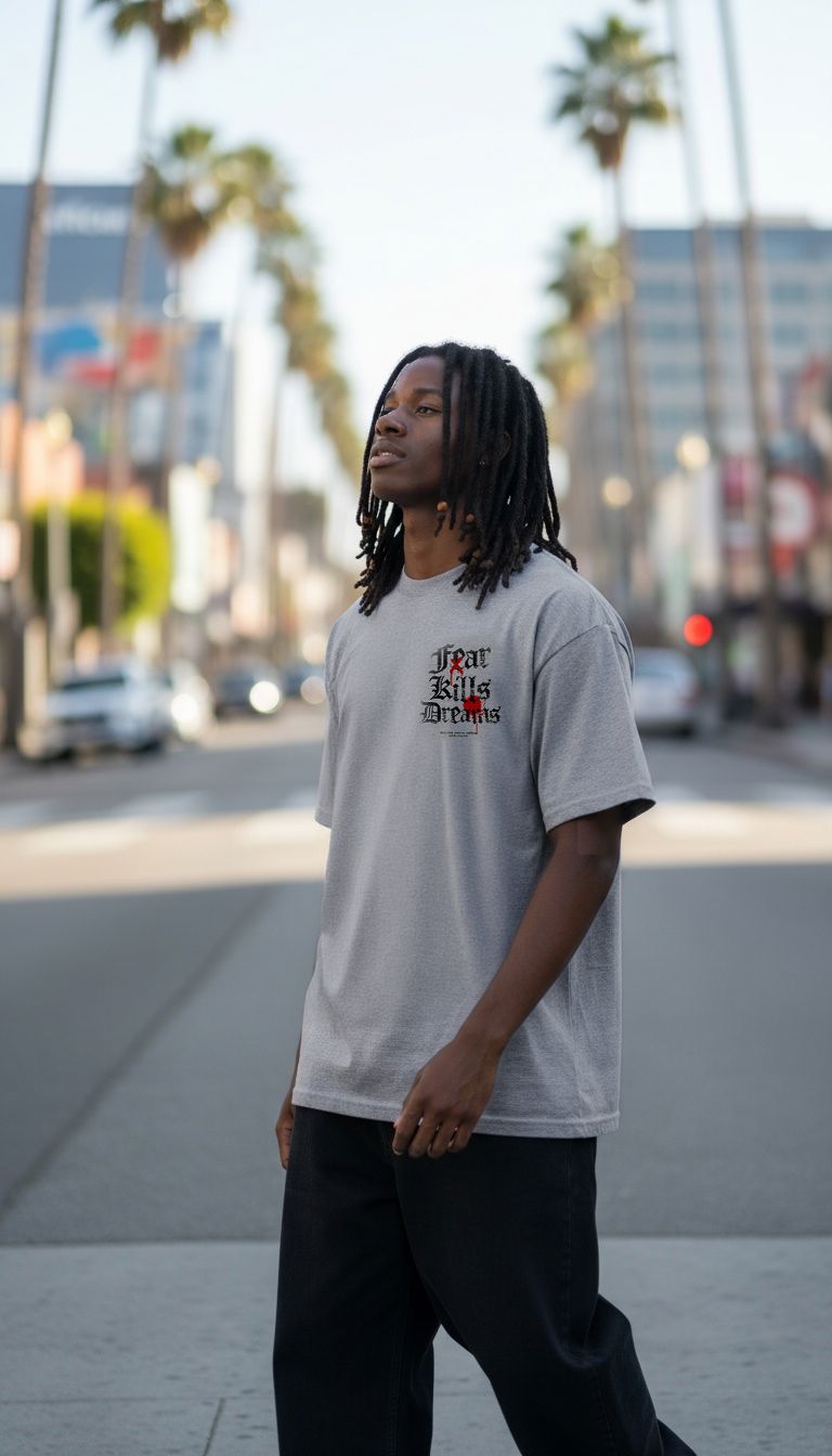 Fear Kills Dreams - Heather Grey T-Shirt