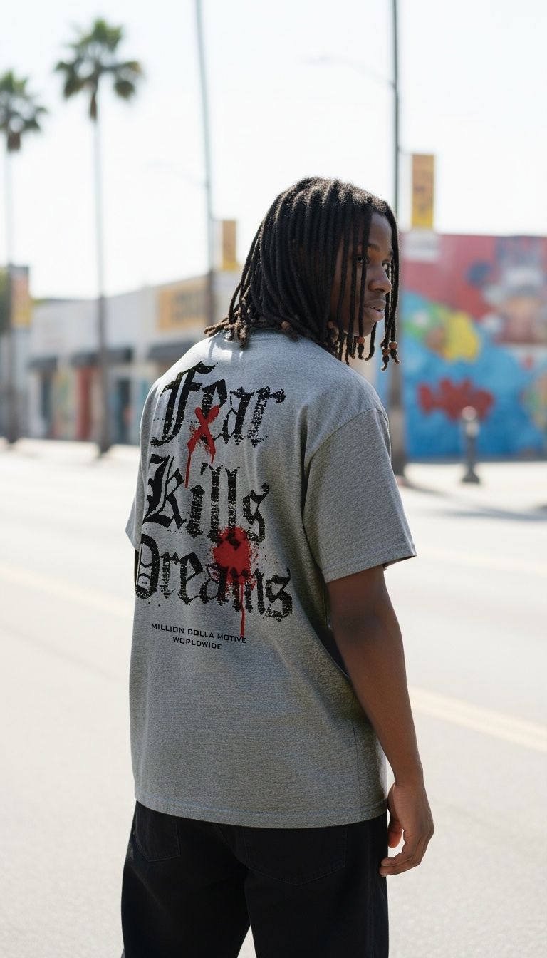 Fear Kills Dreams - Heather Grey T-Shirt