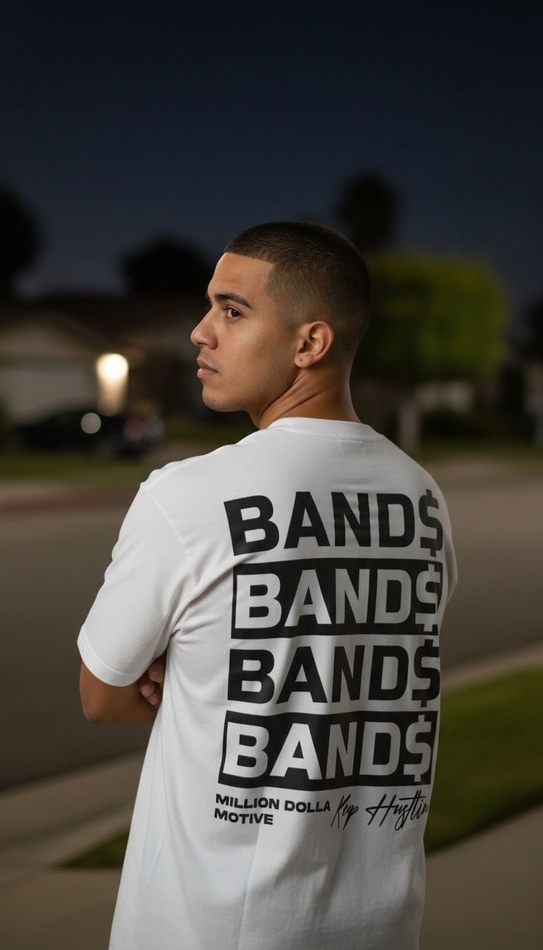 Bands Bands Bands - White T-Shirt