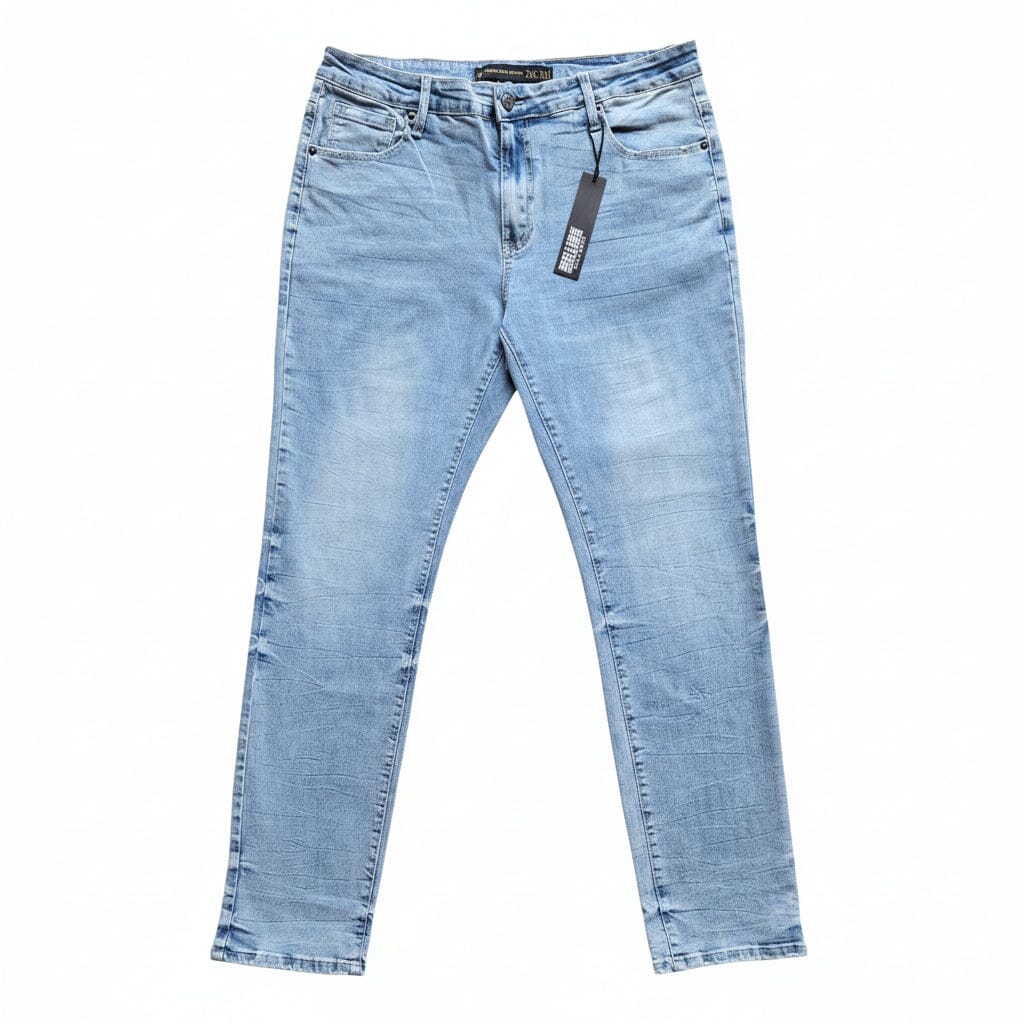 
                  
                    Light Blue Taper Denim Pants
                  
                