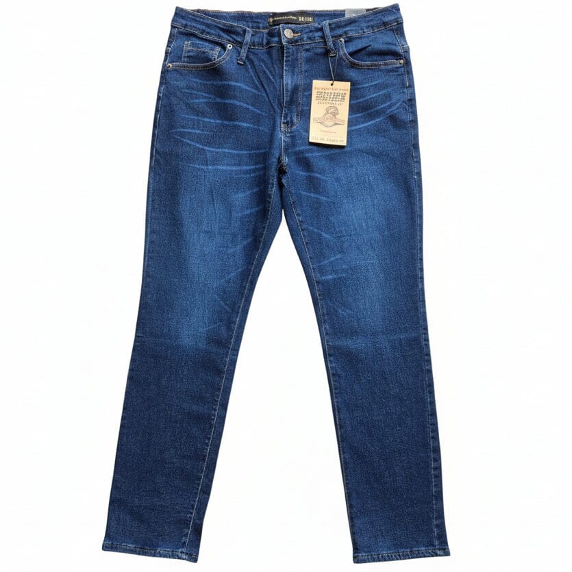 
                  
                    Retro 70's Blue Taper Denim Pants
                  
                