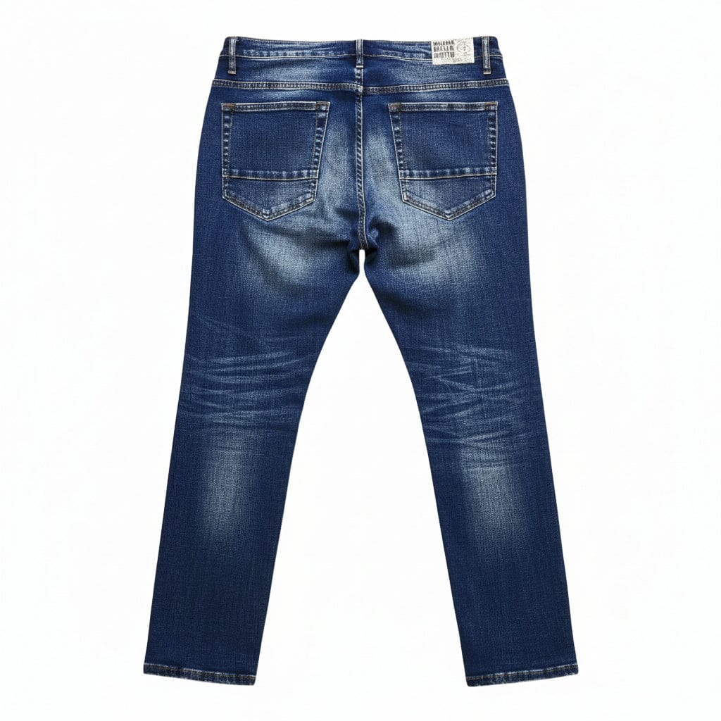 
                  
                    Dark Indigo Blue Taper Denim Pants
                  
                