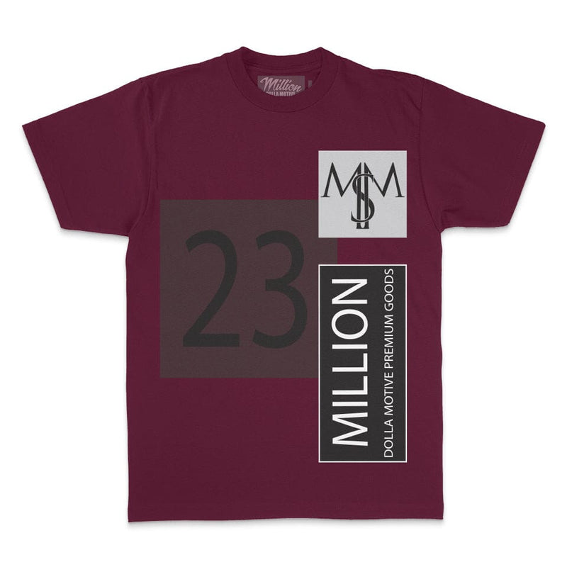 23 M$M - Maroon T-Shirt T-Shirt Million Dolla Motive 