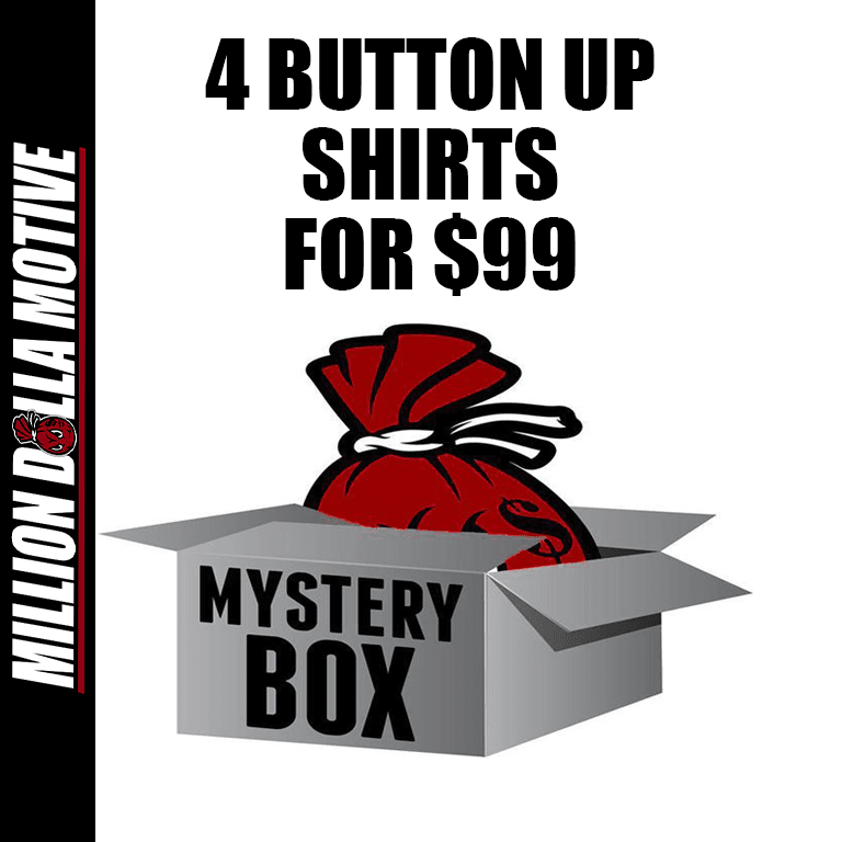 Mystery Box of 4 Button Up Shirts