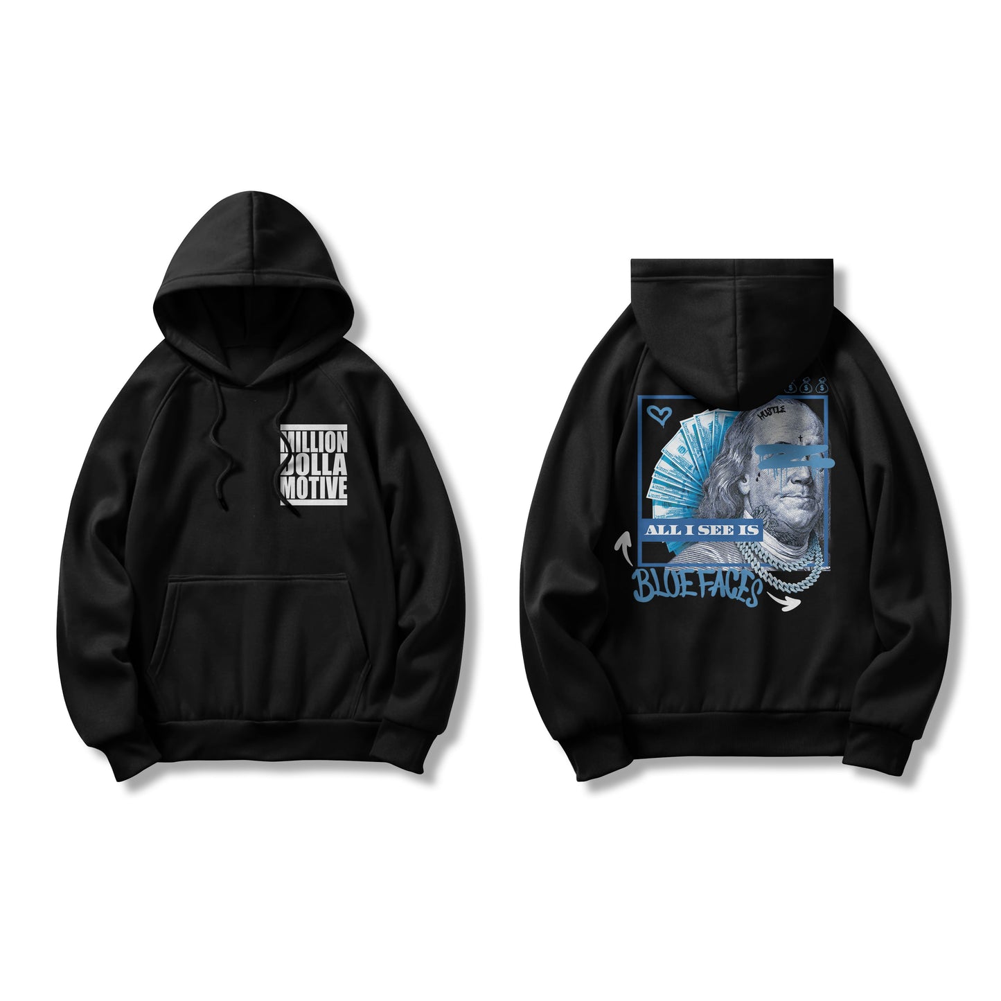 
                  
                    All I See is Blue Faces - Black Hoodie Sweatshirt
                  
                
