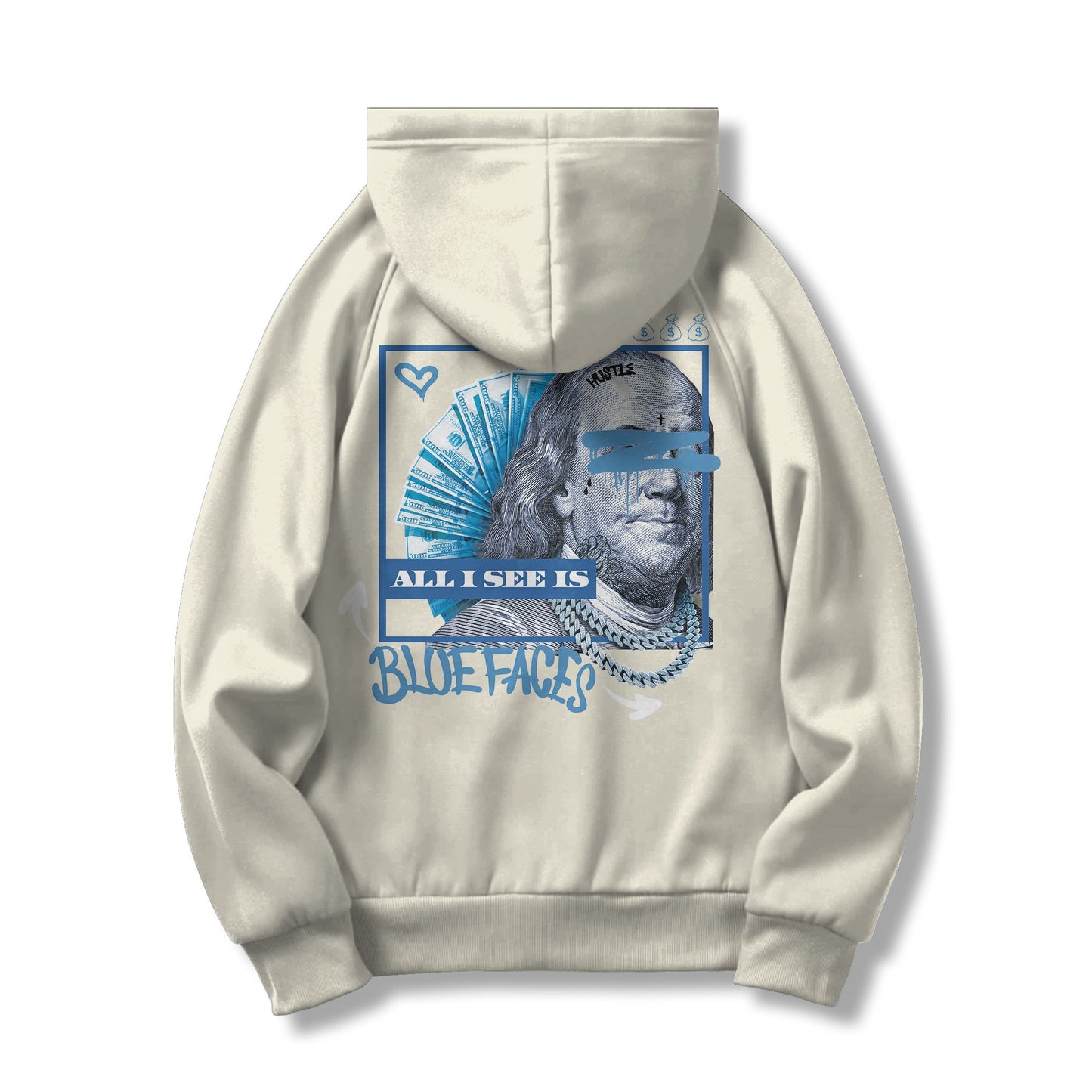 
                  
                    All I See Is Blue Faces - Natural Sail Jogger Set
                  
                