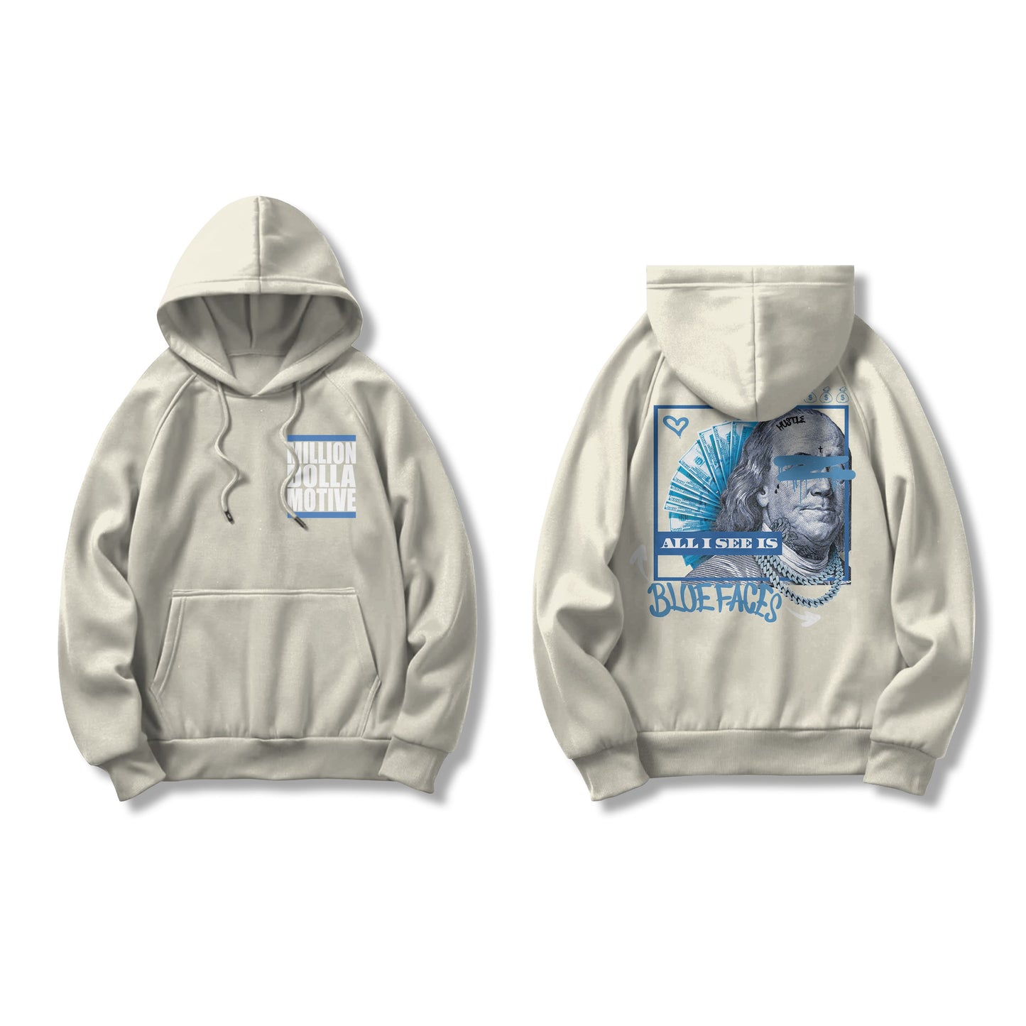 
                  
                    All I See Is Blue Faces - Natural Sail Jogger Set
                  
                